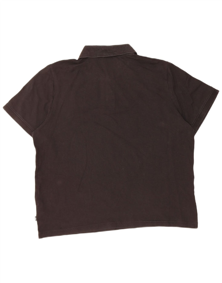 PUMA Mens Polo Shirt XL Black Cotton