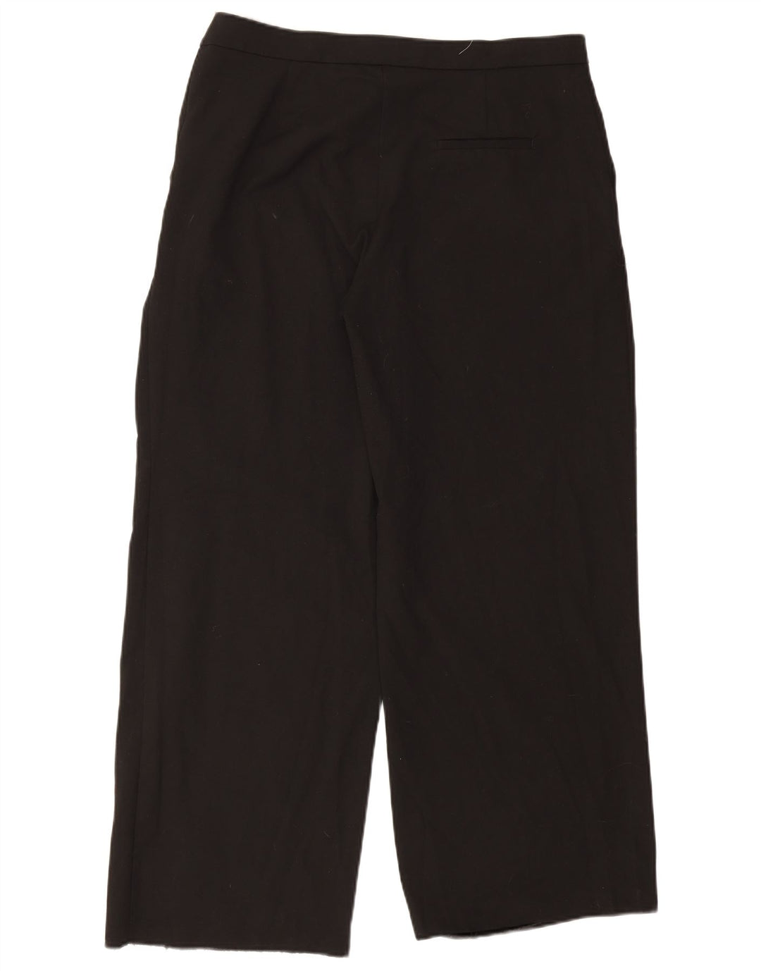 Damskie proste spodnie chino Zara XL W32 L32 Czarny poliester