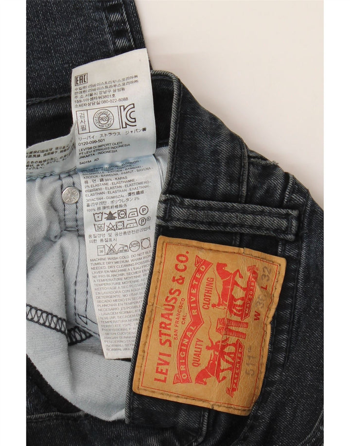 Męskie jeansy Levi's 511 Slim W36 L32 Niebieska bawełna