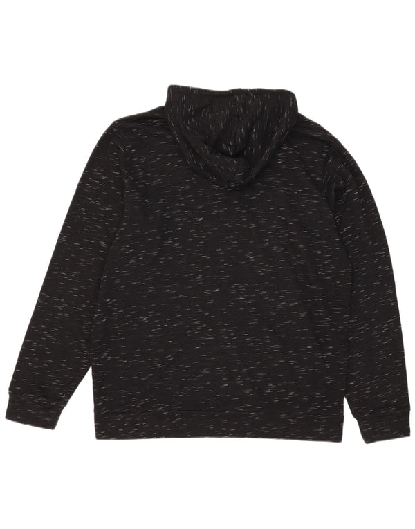 Adidas Męska bluza z kapturem, duża, czarna, bawełniana w plamki