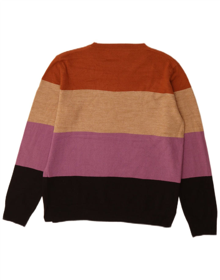 Sweter damski Marks & Spencer z okrągłym dekoltem, UK 12, średni, wielokolorowy