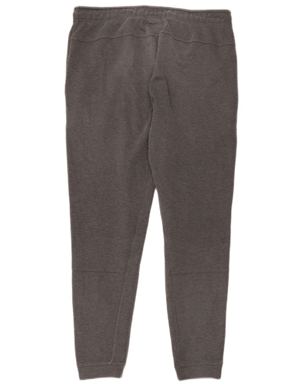 Męskie spodnie dresowe Nike Dri Fit, duże, szare, poliestrowe