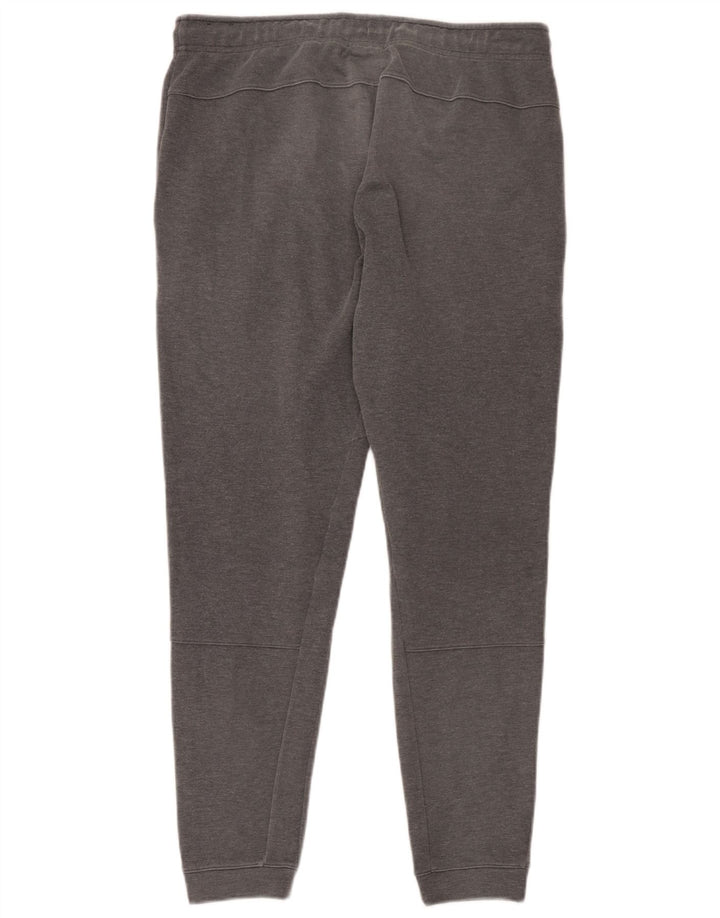 Męskie spodnie dresowe Nike Dri Fit, duże, szare, poliestrowe