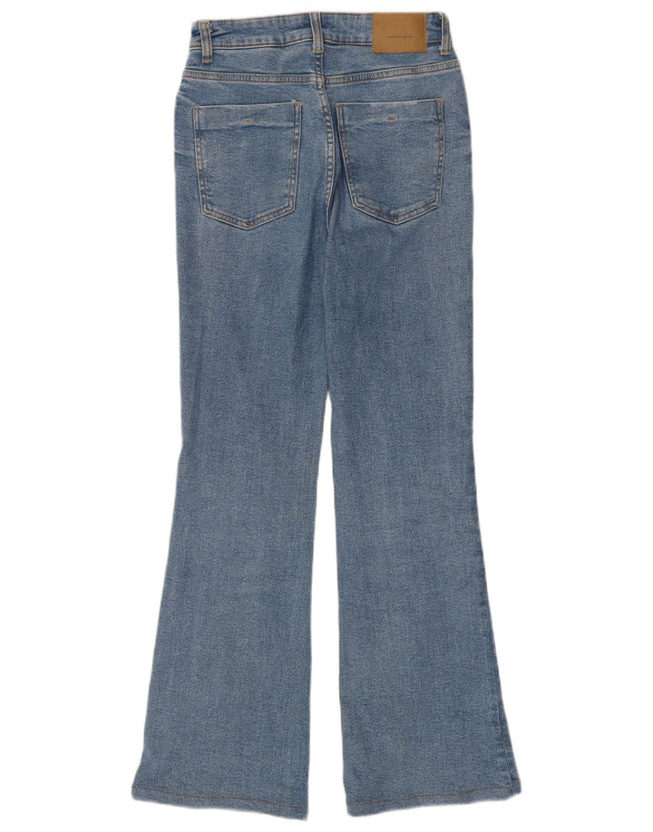 Damskie jeansy rozkloszowane Zara EU 36 XS W26 L30 Niebieskie