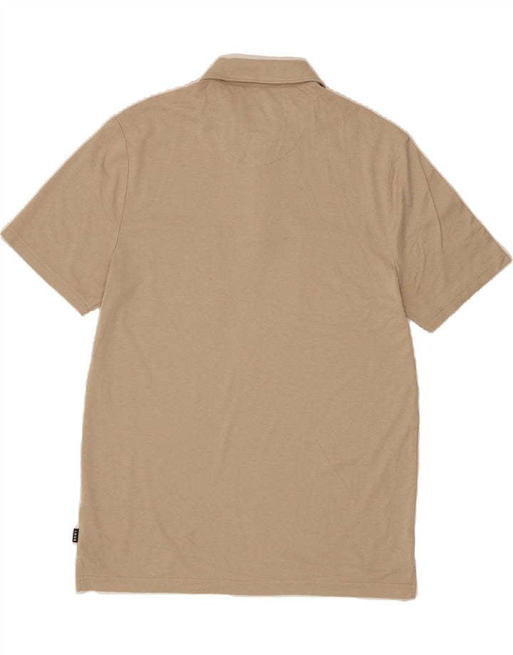 DKNY Mens Polo Shirt Large Beige Cotton Vintage Dkny and Second-Hand Dkny from Messina Hembry 