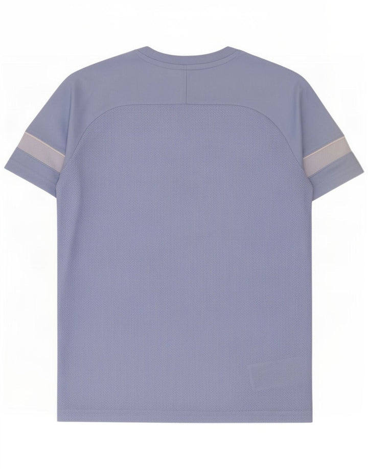 T-shirt chłopięcy Nike Dri Fit, 10-11 lat, średni niebieski, poliester z blokami kolorów