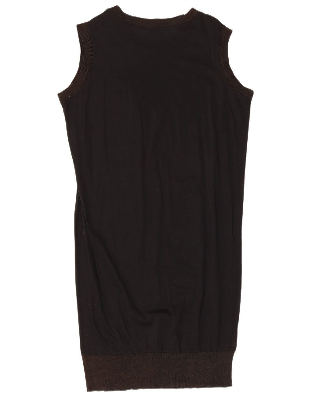 VINTAGE Damska sukienka bez rękawów z grafiką bąbelkową UK 14, średnia czarna