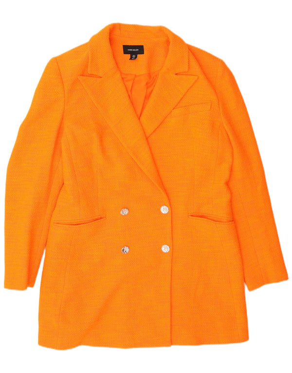 Karen Millen Damska marynarka z długimi rękawami i długimi rękawami UK 18 XL Pomarańczowa