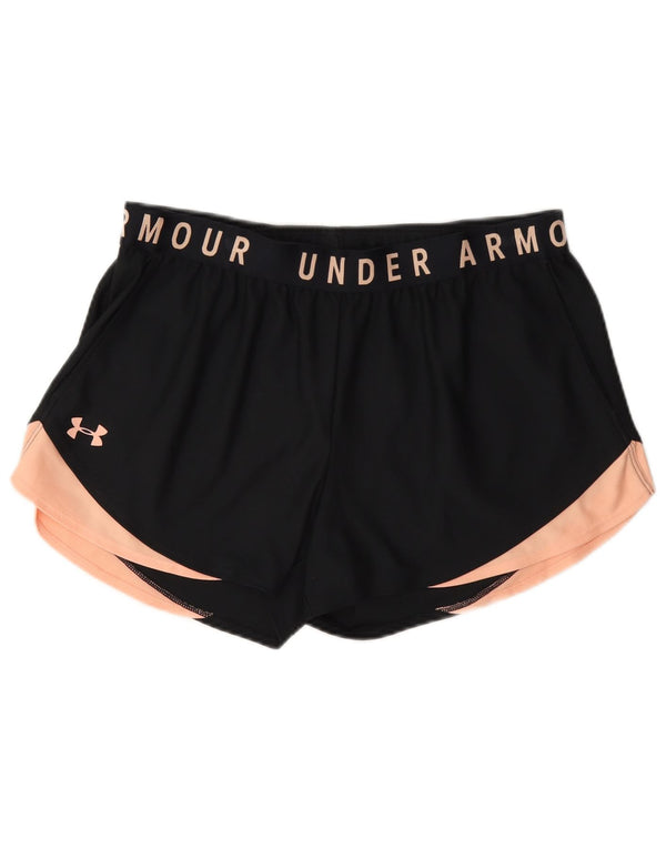 Damskie spodenki sportowe Under Armour Heat Gear Graphic UK 16, duże, czarne
