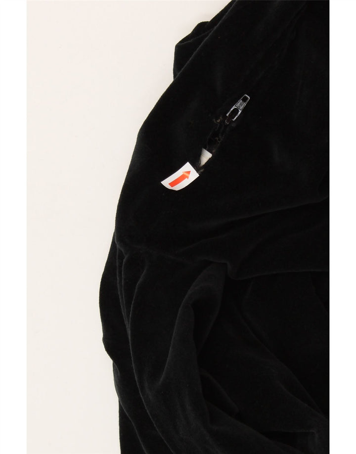 Aksamitna sukienka damska SISLEY UK 6 XS, czarna, bawełniana