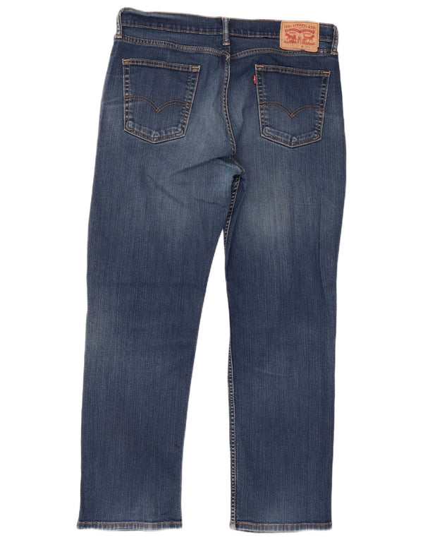 Męskie jeansy Levi's 514 Straight W36 L32 Niebieskie bawełniane