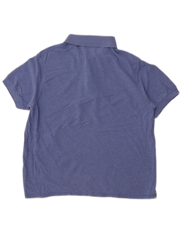 LACOSTE Mens Polo Shirt Size 5 Large Blue