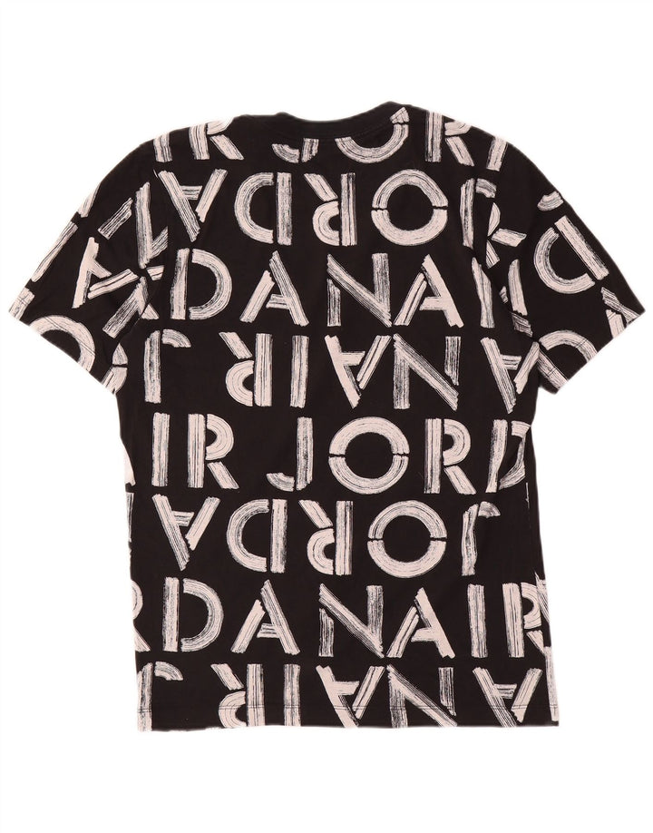 Męski T-shirt Jordan o standardowym kroju z grafiką, mały, czarny