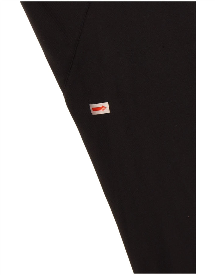Męskie spodnie dresowe Adidas UK 44/46, duże, czarne, poliestrowe