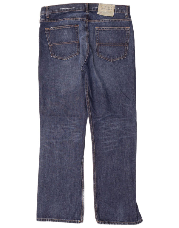 Męskie jeansy Bootcut TOMMY HILFIGER W34 L32 Niebieskie, bawełniane