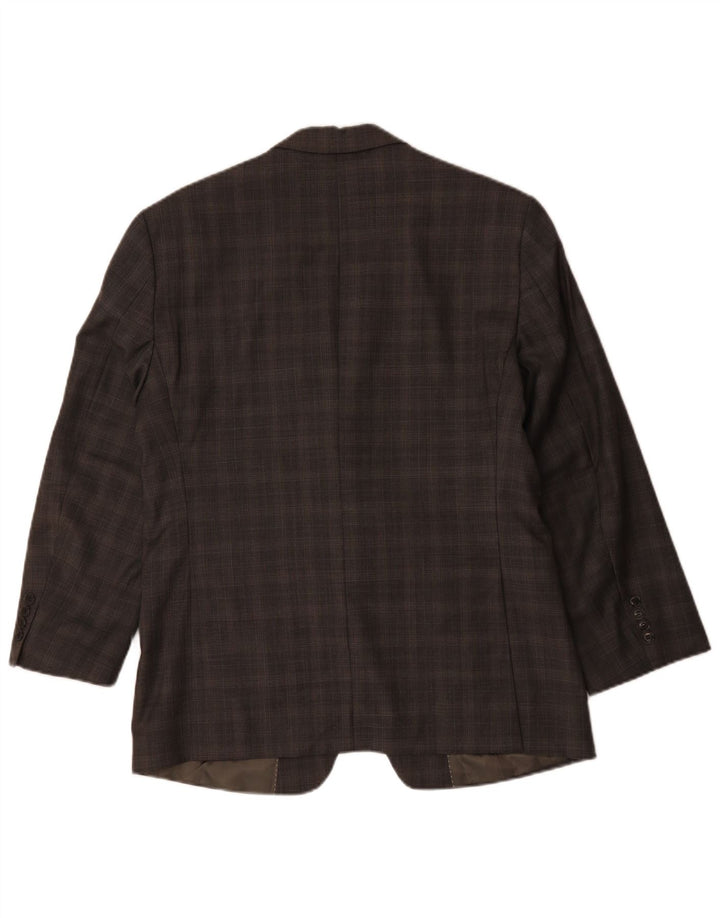 Męska marynarka zapinana na 2 guziki Tommy Hilfiger US 41, duża, wełniana krata