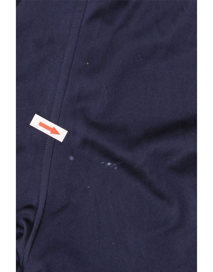 Męskie spodnie dresowe ADIDAS UK 42/44, duże granatowe, poliestrowe