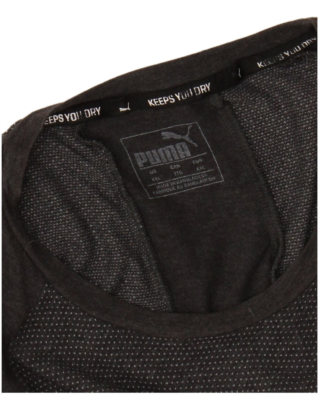 Męski T-shirt z grafiką PUMA Top 2XL Szary blok kolorów
