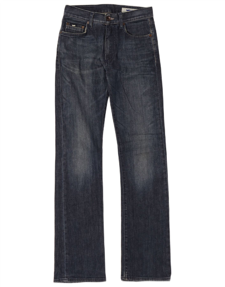 Męskie jeansy Bootcut Gas W28 L34 Granatowa bawełna
