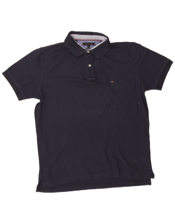Męska koszulka polo Tommy Hilfiger o regularnym kroju XL, granatowa, bawełniana