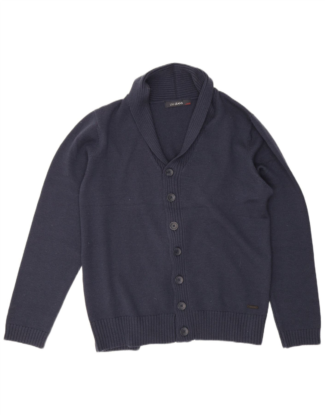 Sweter męski LIU JO XL, granatowy, wełniany