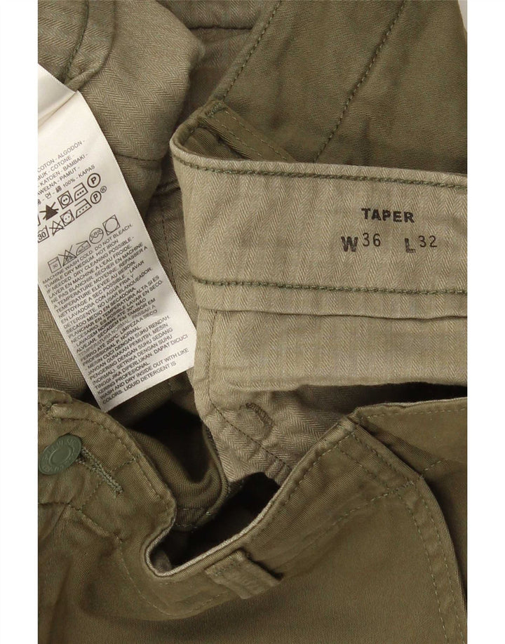 Męskie zwężane spodnie cargo Levi's W36 L32, bawełna khaki