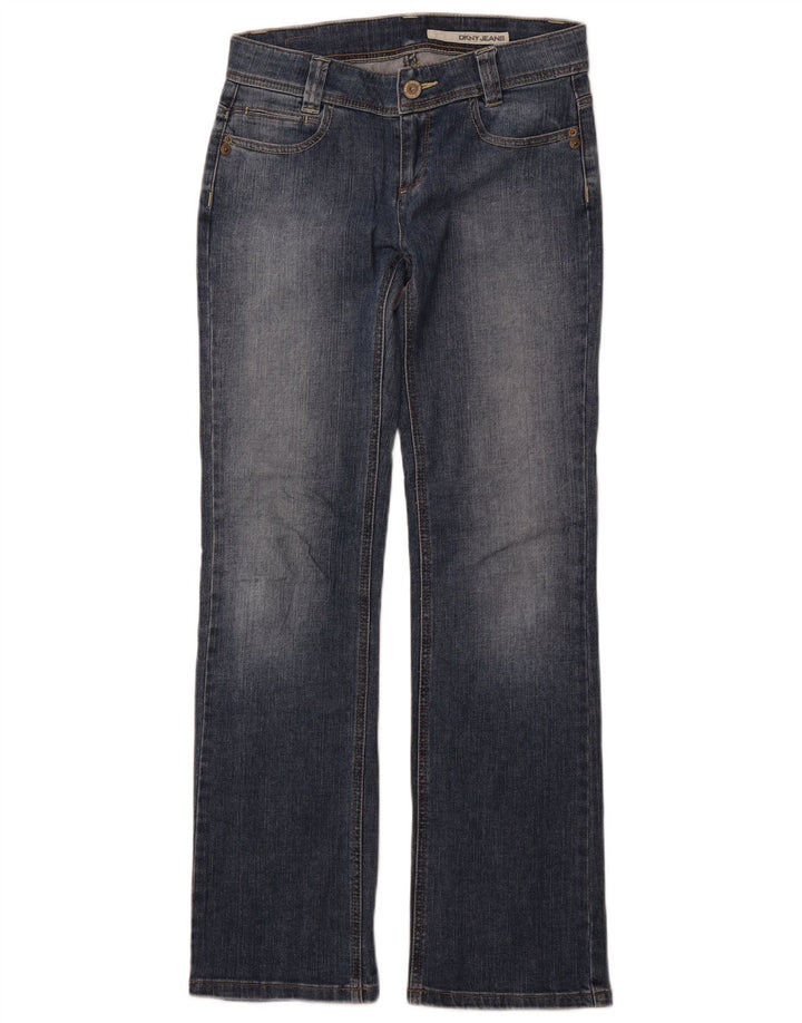 DKNY Damskie proste dżinsy US 4 małe W28 L31 niebieskie bawełniane