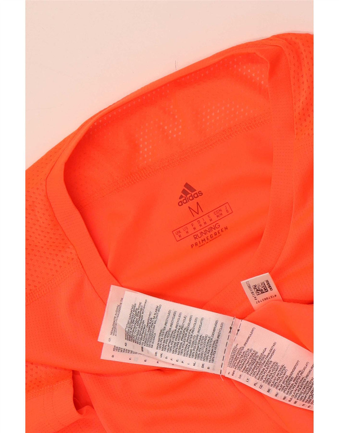 Męska koszulka Adidas Aeroready Top, średni pomarańczowy poliester