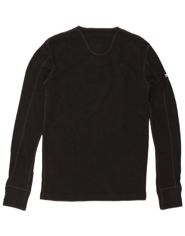 Męski top Superdry z długim rękawem, mały, czarny