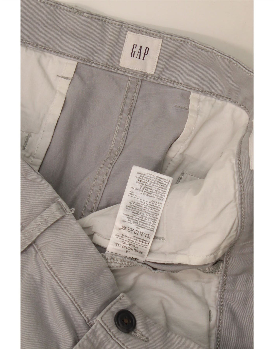 Męskie spodenki chino GAP W38 XL, szara bawełna