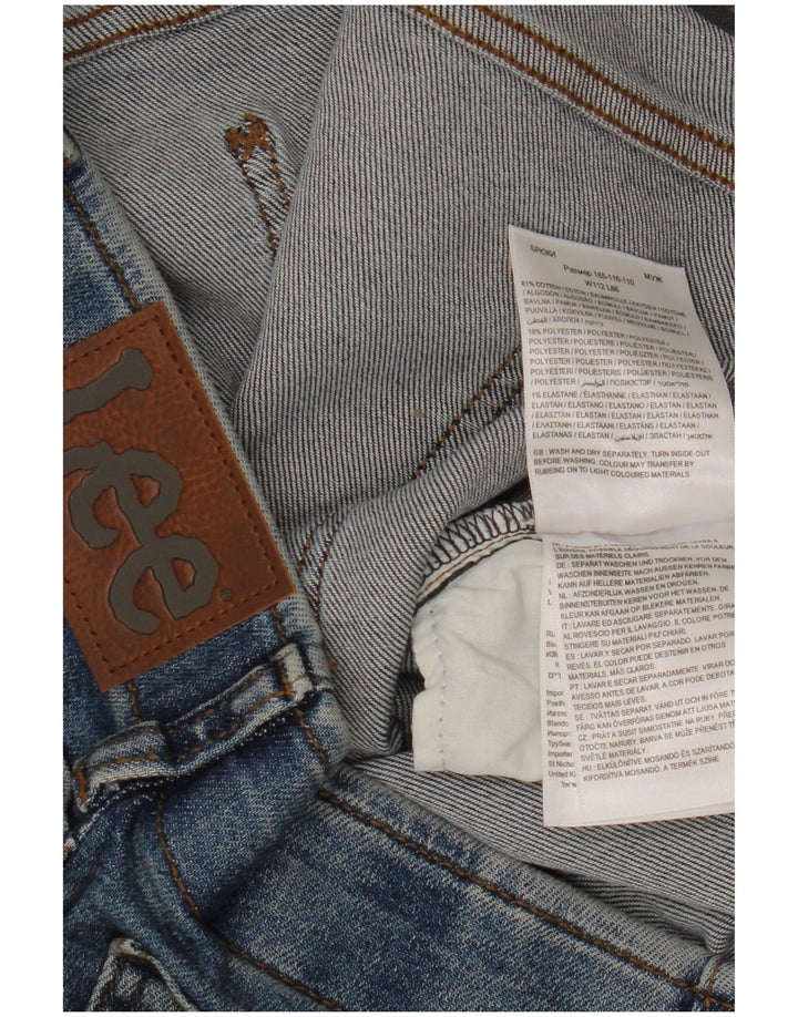 Męskie jeansy Lee Straight Tapered W44 L34 Niebieskie bawełniane