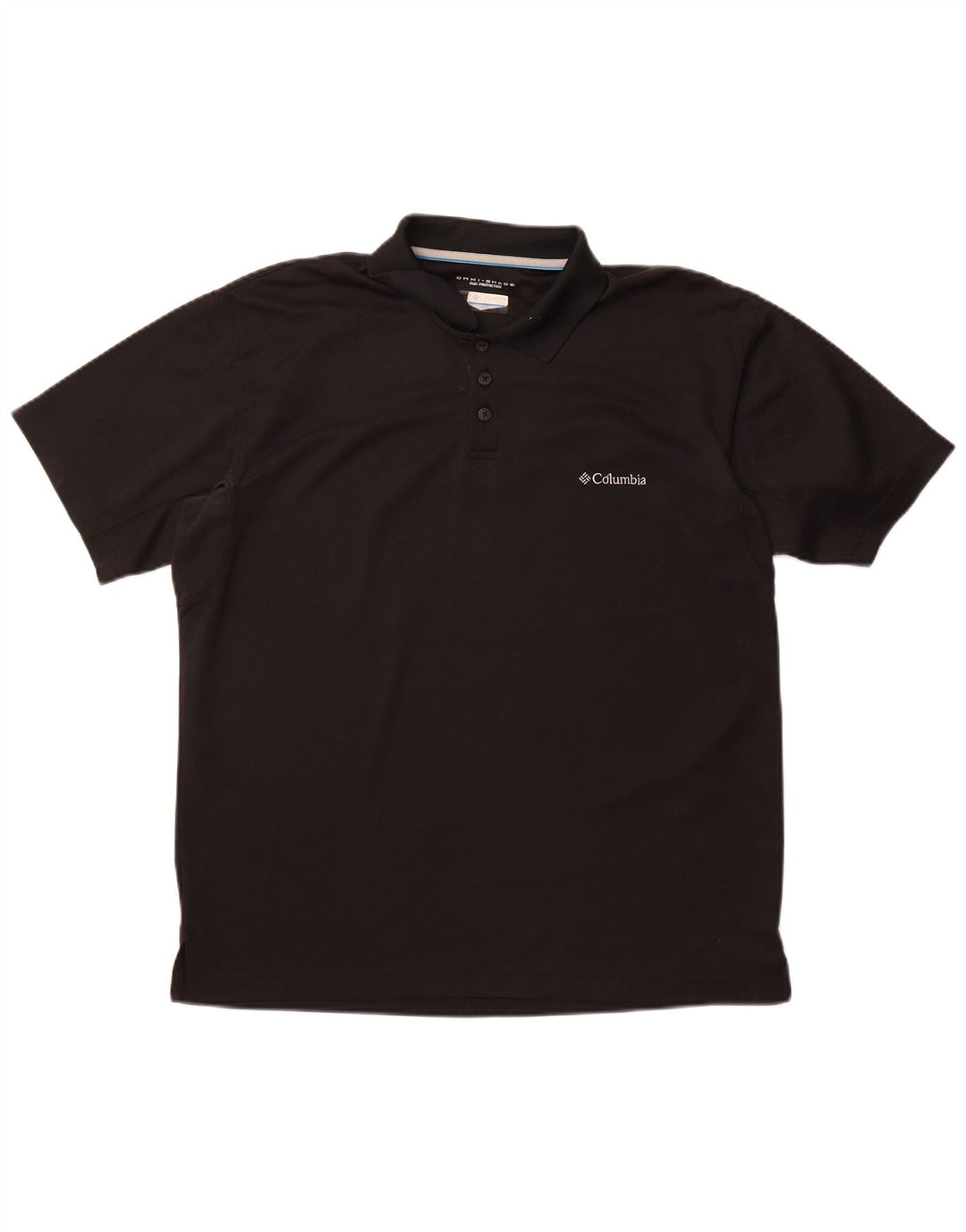 Męska koszulka polo COLUMBIA Omni-Shade, duża, czarna