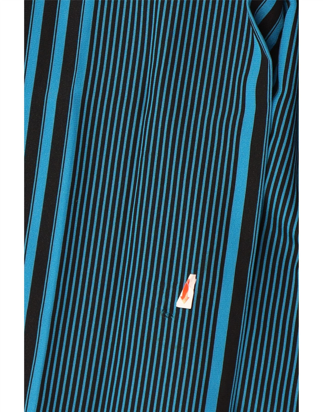 Damska plisowana spódnica VINTAGE IT 44 Medium W32 Niebieski poliester w paski