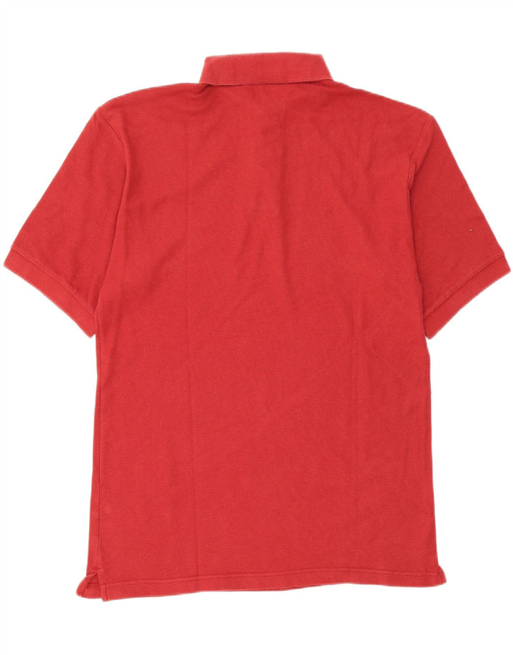 FILA Mens Polo Shirt Medium Red Cotton Vintage Fila and Second-Hand Fila from Messina Hembry 