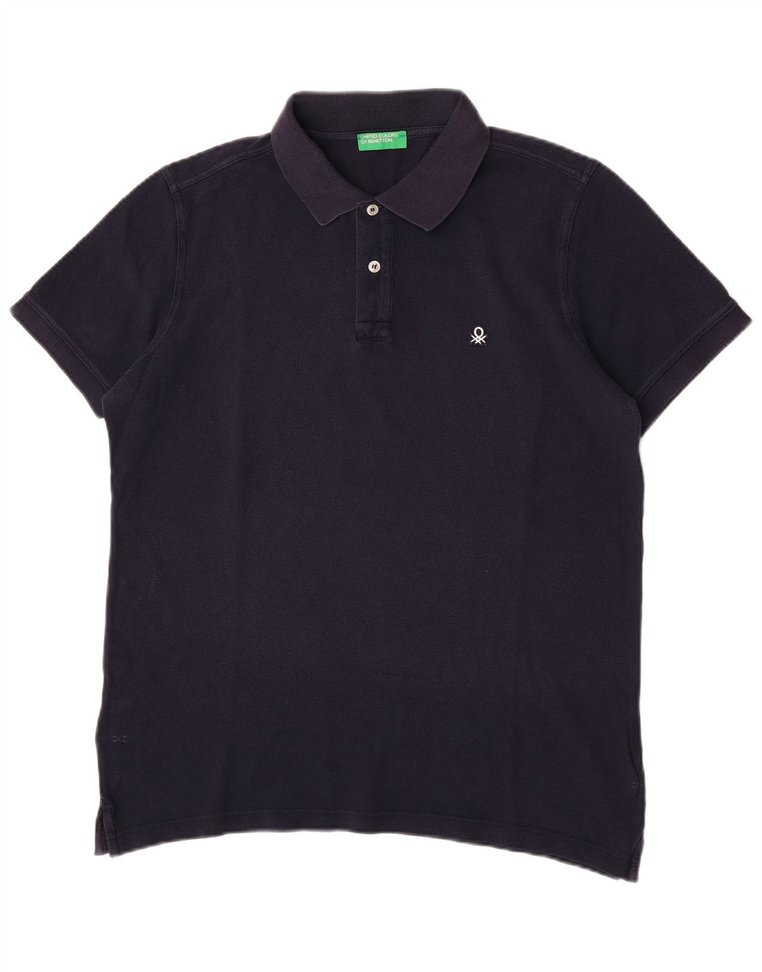 Męska koszulka polo Benetton w kolorze granatowym