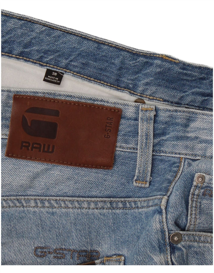 Męskie spodenki jeansowe G-Star 3301 W38 XL Niebieskie