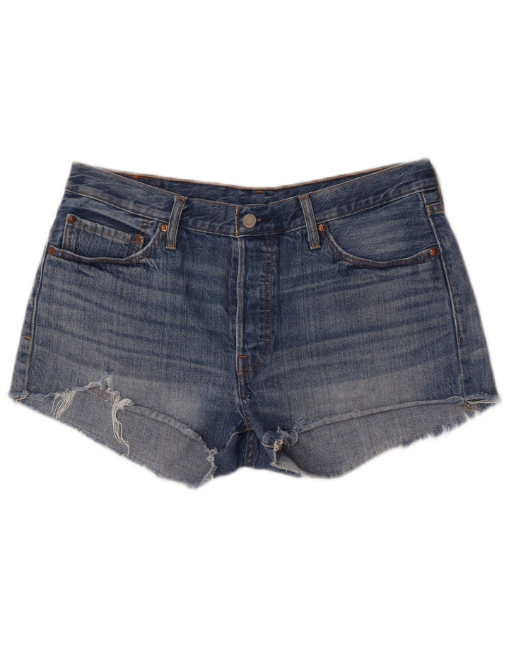 Damskie spodenki jeansowe Levi's 501 W32, duże, niebieskie, bawełniane
