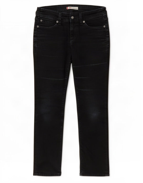 Damskie dżinsy Levi's 470 Straight W28 L28 Granatowa bawełna