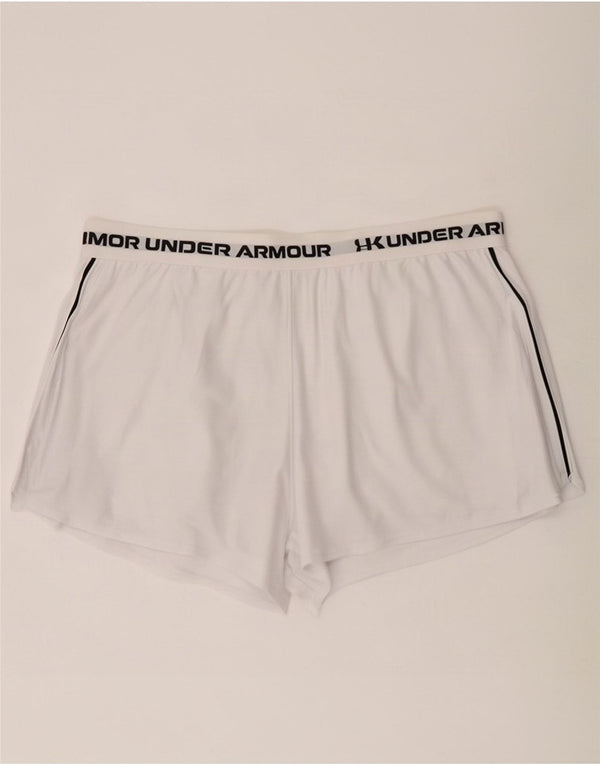 Damskie spodenki sportowe Under Armour Graphic UK 20 2XL Biały poliester