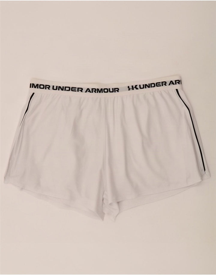 Damskie spodenki sportowe Under Armour Graphic UK 20 2XL Biały poliester