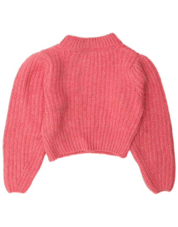 Sweter damski Topshop UK 10, mały, różowy, akrylowy