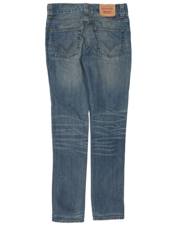 Damskie jeansy Levi's 511 Slim W32 L34 Niebieskie bawełniane
