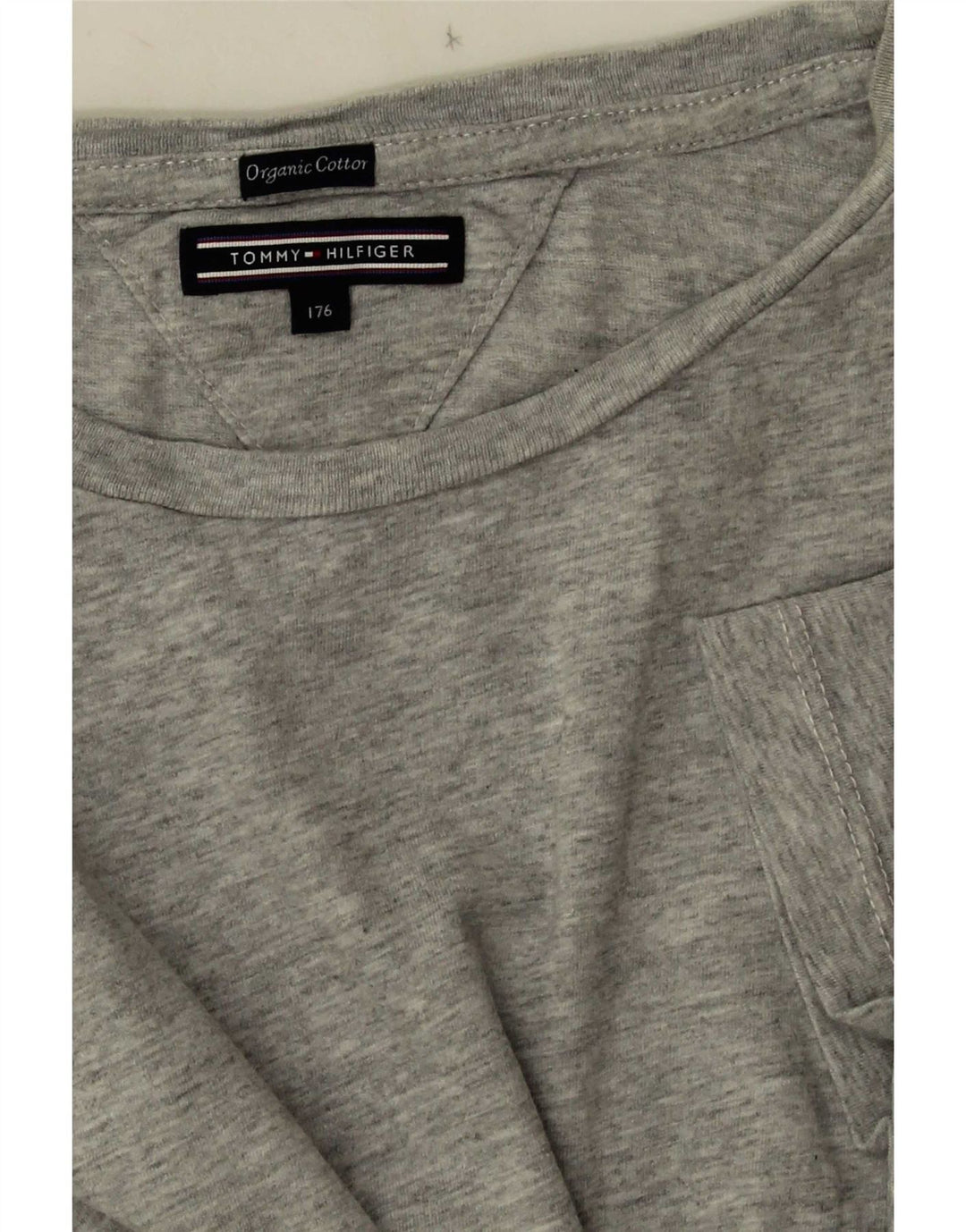 T-shirt chłopięcy Tommy Hilfiger 15-16 lat, szary, nakrapiany