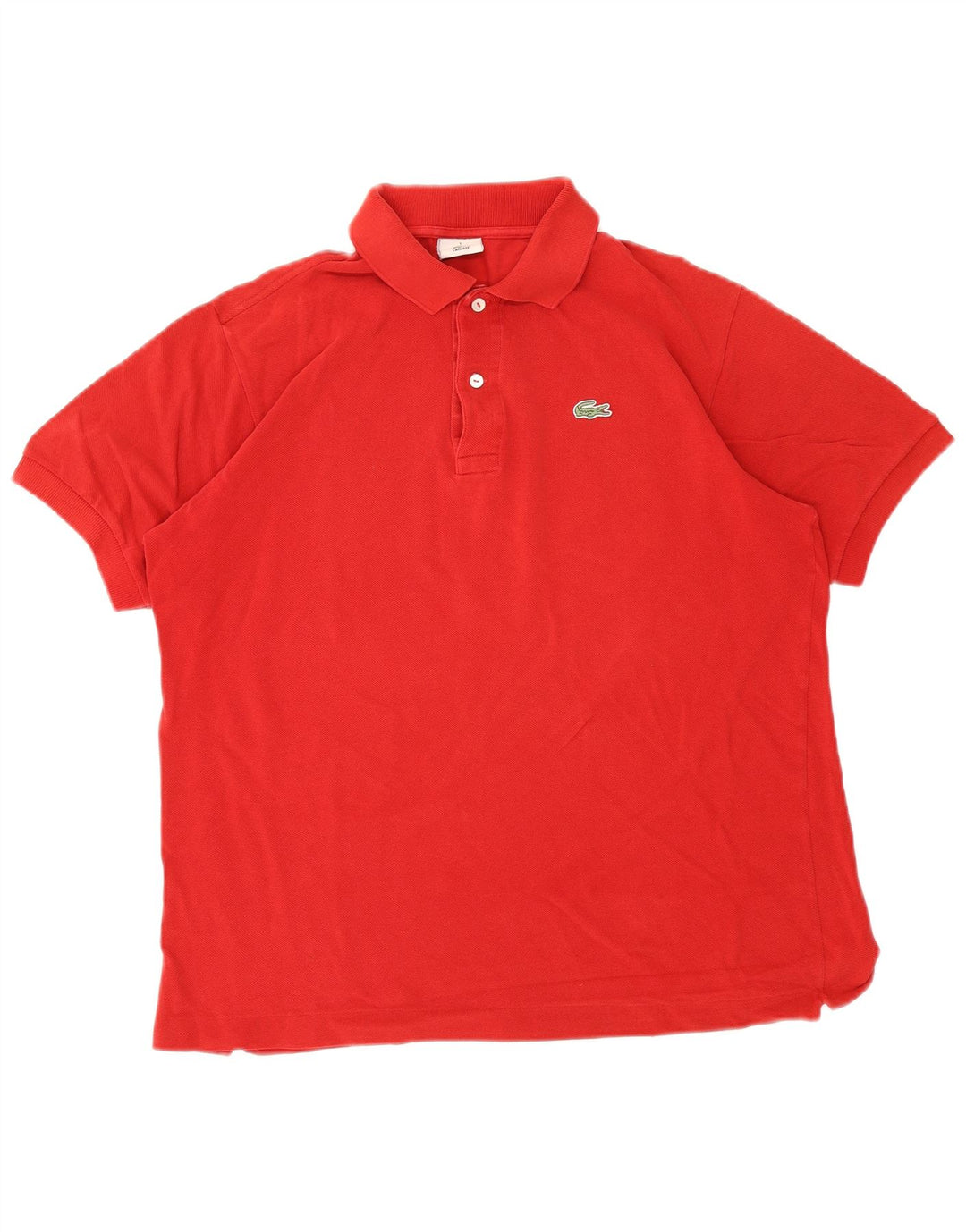 Męska koszulka polo Lacoste rozmiar 5, duża, czerwona, bawełniana, klasyczna