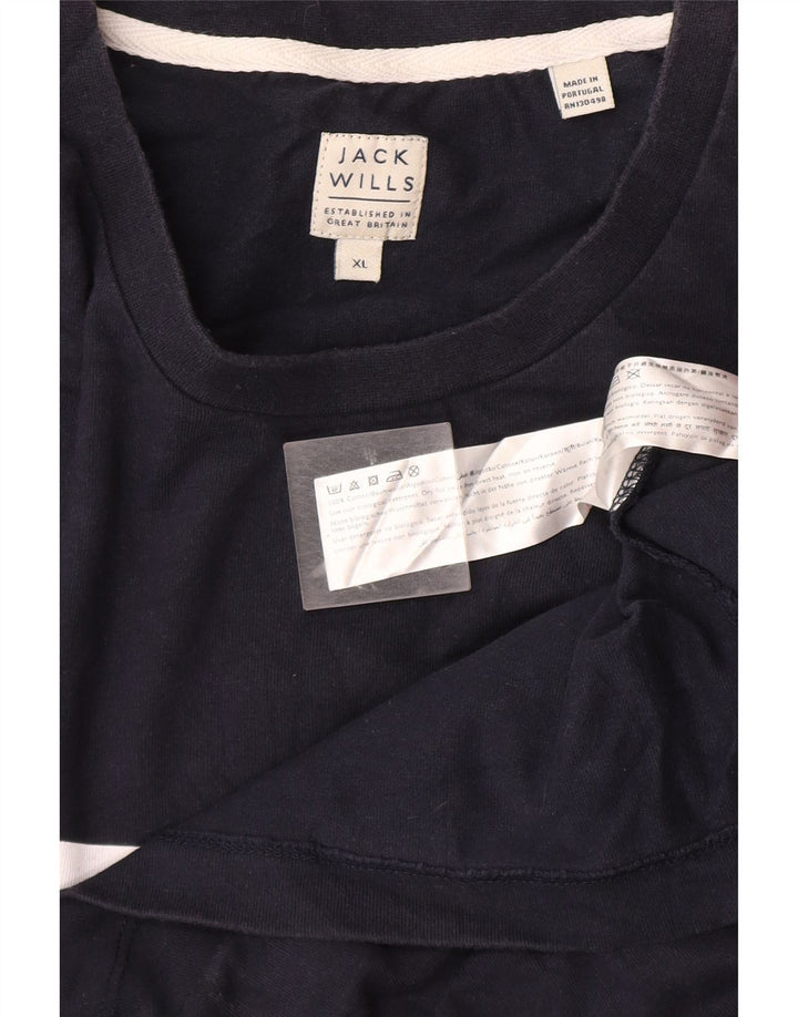 T-shirt męski Jack Wills Top XL, granatowy, bawełniany
