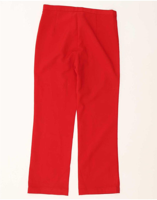 Proste spodnie damskie Zara EU 40 Medium W30 L27 Czerwone