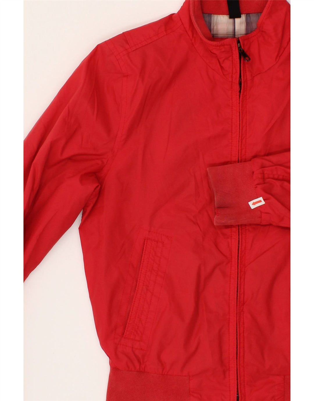 BLAUER Womens Bomber Jacket UK 6 XS Red Polyester Vintage Blauer and Second-Hand Blauer from Messina Hembry 