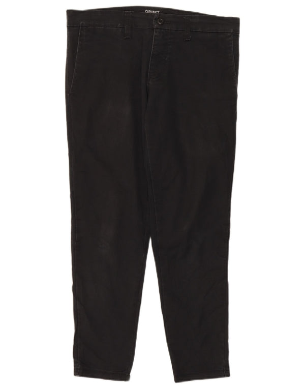 Męskie jeansy Carhartt W31 L26 Czarne bawełniane