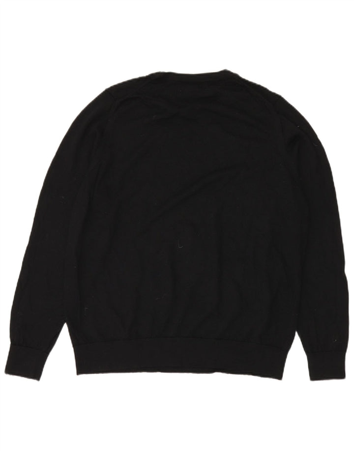 MARKS & SPENCER Damski sweter z okrągłym dekoltem UK 20 2XL Czarny