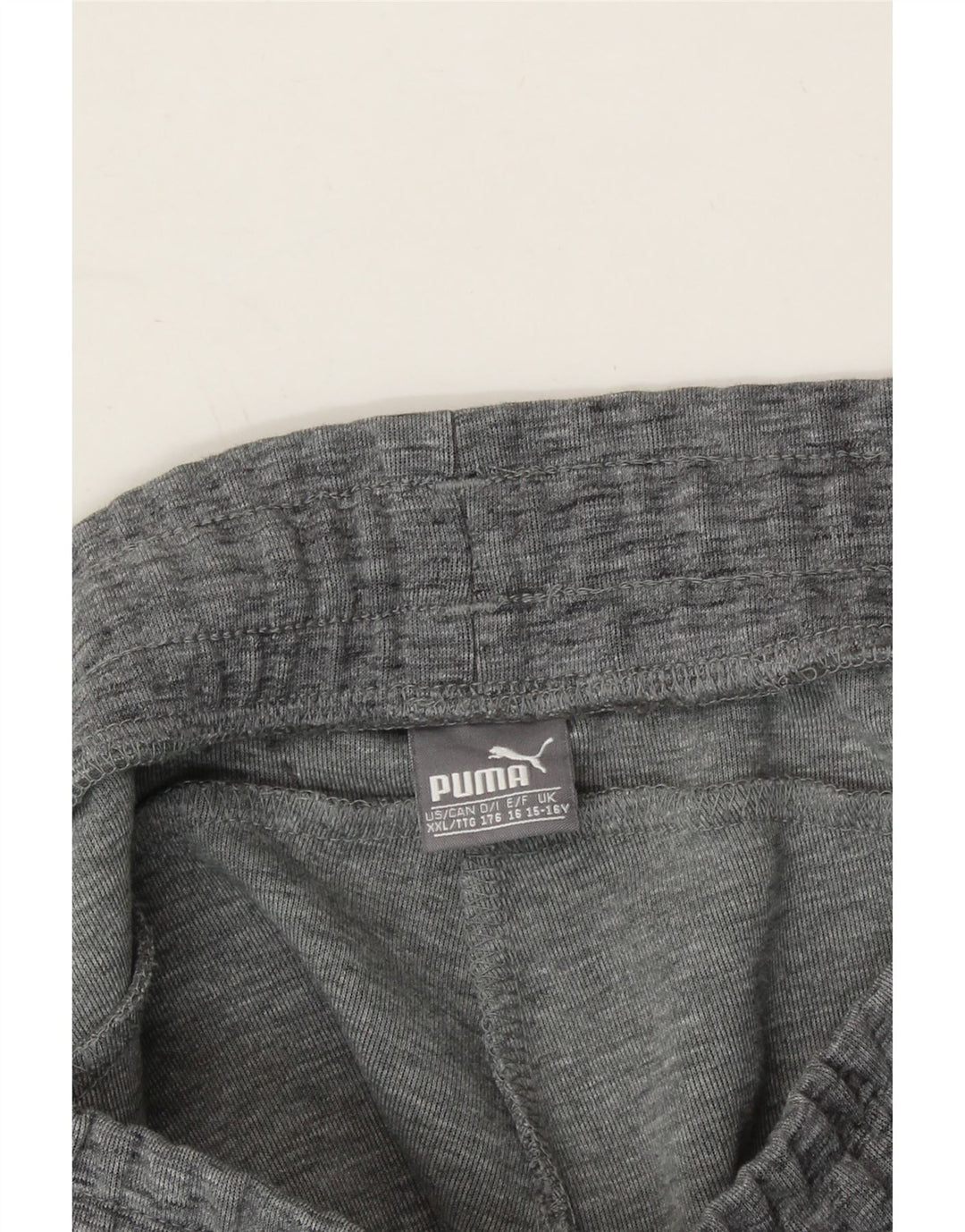 PUMA Boys Tracksuit Trousers 15-16 Years  Grey Colourblock Vintage Puma and Second-Hand Puma from Messina Hembry 